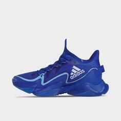 Футбольные тренировочные кроссовки adidas Mahomes 1 Impact FLX для больших детей, синий