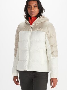 Пуховая куртка с капюшоном Guides — женская Marmot, хаки