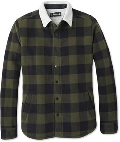 Флисовая куртка-рубашка Anchor Line из шерпы — мужская Smartwool, зеленый