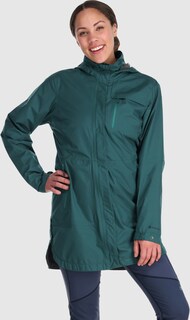 Куртка-дождевик Aspire Trench — женская Outdoor Research, зеленый