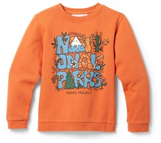 Толстовка с круглым вырезом Peace In National Parks - Детская Parks Project, оранжевый