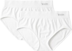 Трусы-миди – женские – упаковка из 2 шт. Boody Eco Wear, белый
