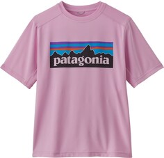 Футболка Capilene из шелкового веса – детская Patagonia, фиолетовый