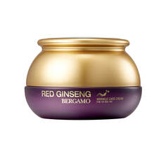 BERGAMO Red Ginseng Wrinkle Care Cream крем против морщин с красным женьшенем 50мл