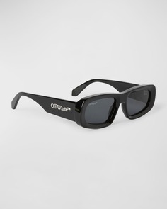 Овальные солнцезащитные очки Austin из ацетата Off-White