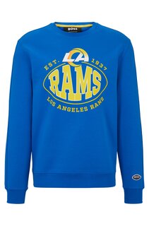 Свитшот Boss X Nfl Cotton-blend With Collaborative Branding, Rams