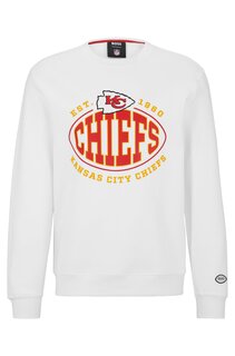 Свитшот Boss X Nfl Cotton-blend With Collaborative Branding, Chiefs