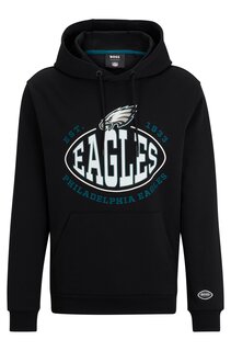 Толстовка Boss X Nfl Cotton-blend With Collaborative Branding, Eagles