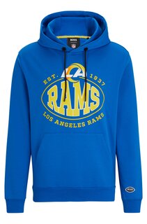 Толстовка Boss X Nfl Cotton-blend With Collaborative Branding, Rams