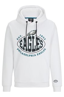 Толстовка Boss X Nfl Cotton-blend With Collaborative Branding, Eagles