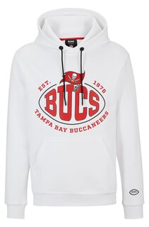 Толстовка Boss X Nfl Cotton-blend With Collaborative Branding, Bucs