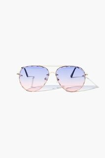 Солнцезащитные очки-авиаторы с градиентом Forever 21, золотой