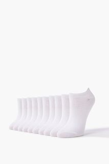 Вязаные носки до щиколотки — 5 шт. Forever 21, белый