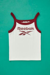 Майка Reebok с рисунком для девочек Forever 21, белый