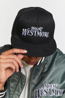 Кепка Snapback с вышивкой Mount Westmore Forever 21, черный