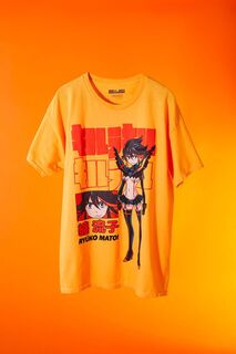 Футболка с рисунком Ryuko Matoi Forever 21, желтый