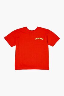 Детская футболка с рисунком Eternal Forever 21, красный