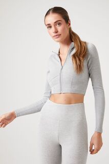 Бесшовная куртка-бюстье Active Forever 21, серый