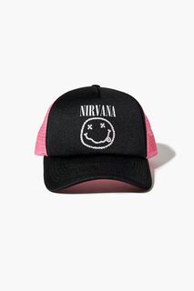 Бейсбольная кепка Nirvana Forever 21, черный