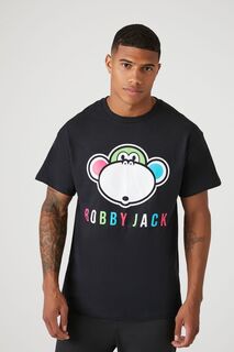 Футболка с рисунком Bobby Jack Forever 21, черный