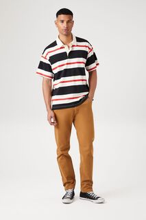 Узкие брюки со средней посадкой Forever 21, коричневый