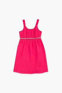 Платье с вырезом для девочек Forever 21, розовый