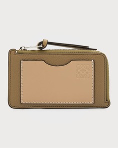 Двухцветная кожаная визитница Anagram Loewe