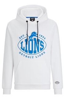 Толстовка Boss X Nfl Cotton-blend With Collaborative Branding, Lions