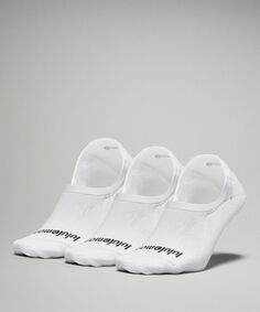 Мужские носки для неявки на каждый день Stride Comfort 3 шт Lululemon, белый