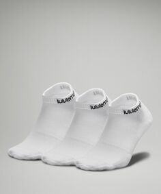 Мужские носки до щиколотки Daily Stride Comfort 3 шт Lululemon, белый