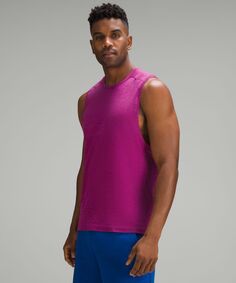 Рубашка без рукавов Metal Vent Tech Lululemon, розовый