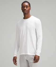 Рубашка Metal Vent Tech с длинными рукавами Lululemon, белый