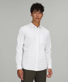 Рубашка с длинными рукавами Commission Lululemon, белый