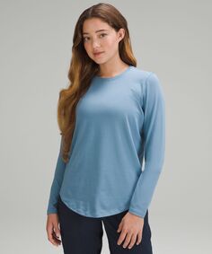 Рубашка с длинными рукавами Love Lululemon, синий