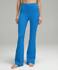 Расклешенные брюки Groove с высокой посадкой Lululemon, синий