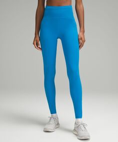 Леггинсы Swift Speed с высокой посадкой Lululemon, синий