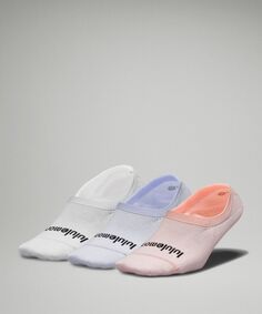 Женские носки для неявки на каждый день Stride Comfort 3 шт Lululemon, розовый