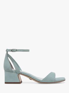 Замшевые босоножки на каблуке Sam Edelman Wilson, цвет Tide Blue