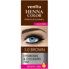 Venita Henna Color хна в геле для бровей 3.0 коричневая, 30 г