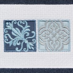 Домашний текстиль Linum, турецкое хлопковое полотенце для рук с украшением Vivian, темно-синий