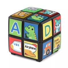 Комбинированная игрушка-головоломка VTech Twist &amp; Teach Animal Cube в стиле ретро VTech