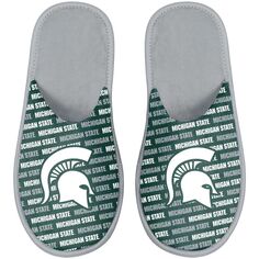 Молодежные тапочки FOCO Michigan State Spartans Team Unbranded