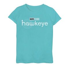 Белая футболка с графическим логотипом Marvel Hawkeye для девочек 7–16 лет Marvel