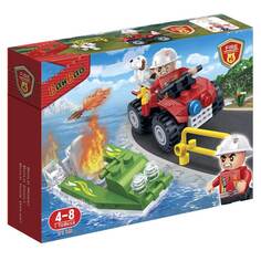 Конструктор Banbao Fireman Car &amp; Boat 62 pcs