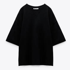 Свитшот Zara Short Sleeve, черный