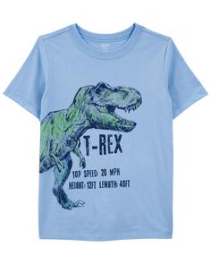 Футболка Kid T-Rex из джерси Carter&apos;s, синий Carters