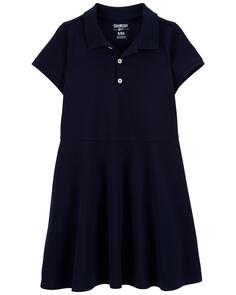 Детское платье-поло в униформе Carter&apos;s, темно-синий Carters