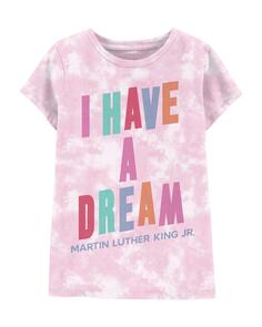 Kid MLK Футболка I Have A Dream Carter&apos;s, мультиколор Carters