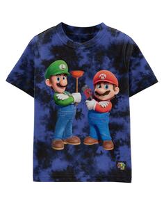 Футболка Super Mario Bros. для малышей Carter&apos;s, темно-синий Carters