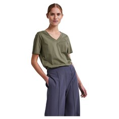 Футболка Pieces Ria Short Sleeve V Neck, зеленый